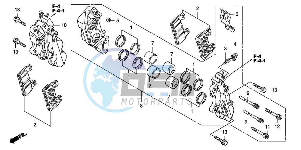 FRONT BRAKE CALIPER