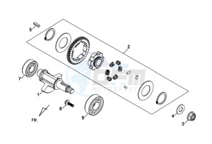 WOLF 250EFI drawing BALANCE SHAFT