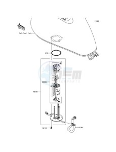 VULCAN 900 CLASSIC VN900BGFA GB XX (EU ME A(FRICA) drawing Fuel Pump