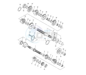 FZ1 1000 drawing TRANSMISSION