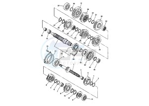 FZS FAZER 1000 drawing TRANSMISSION