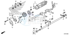 TRX420FA6H Europe Direct - (ED) drawing GEARSHIFT FORK