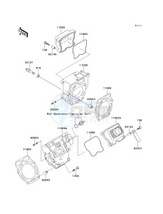 KAF 620 C [MULE 2500] (C6) [MULE 2500] drawing CYLINDER HEAD