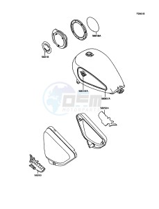 VN 750 A [VULCAN 750] (A10-A14) [VULCAN 750] drawing DECALS-- RED_GRAY- -