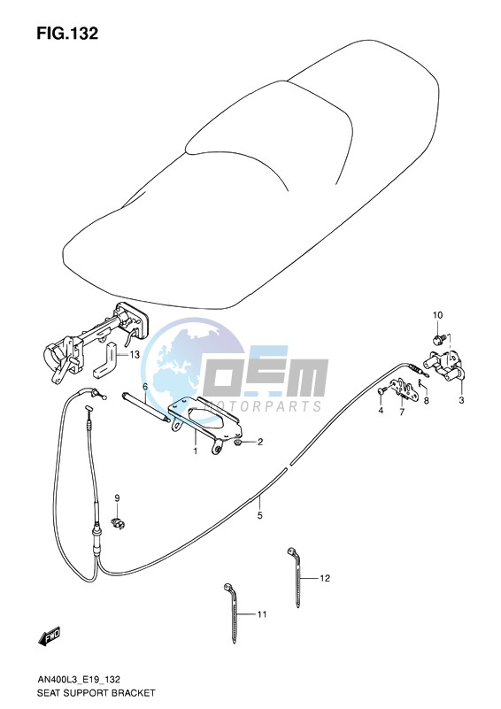 SEAT SUPPORT BRACKET