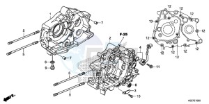 AFS110CSFF CB1000R 2ED - (2ED) drawing CRANKCASE