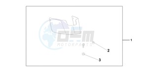 VT750C9 E / MKH MME drawing CHROME REAR FENDE