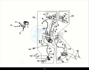 JOYRIDE 300 (LJ30W1-EU) (M2) drawing BRAKE SYSTEM