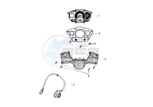 JET FORCE - 50 cc drawing DASHBOARD UNIT