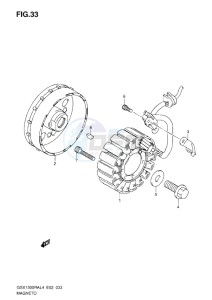 GSX1300R drawing MAGNETO