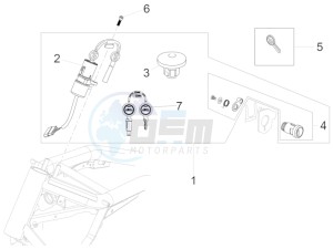 Audace 1400 USA-CND 1380 drawing Locks