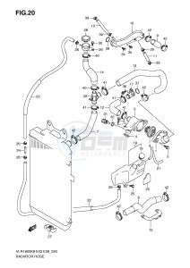 VLR1800 (E3-E28) drawing RADIATOR HOSE