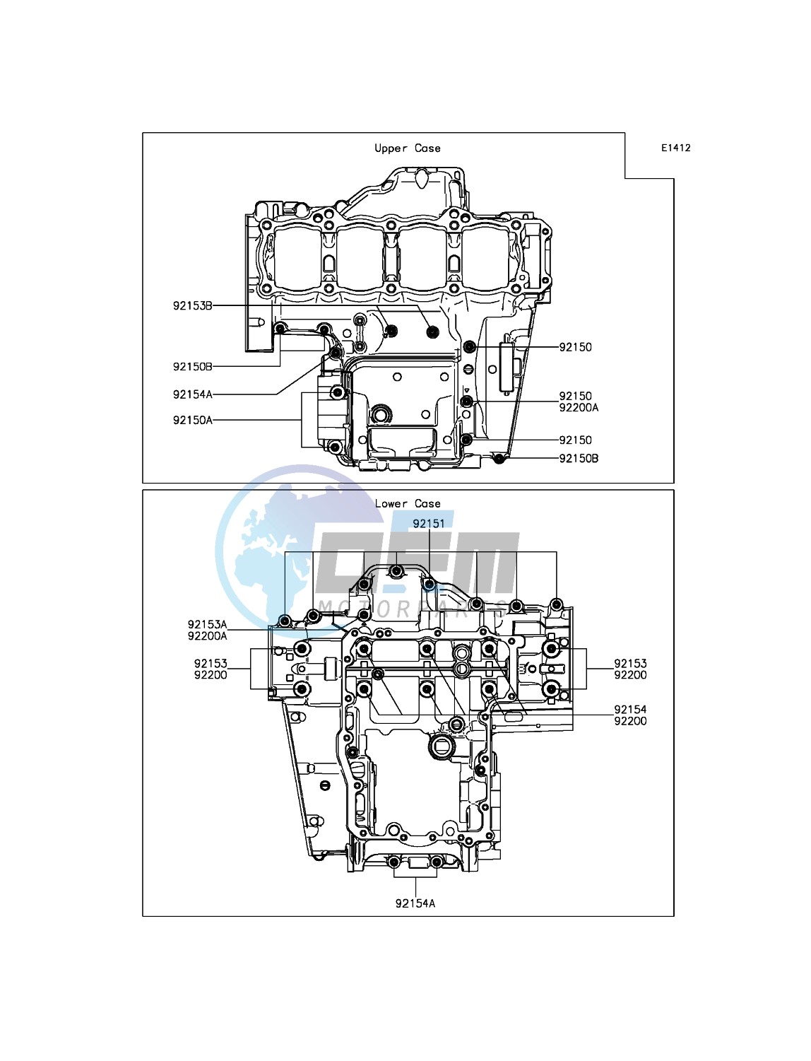 Crankcase Bolt Pattern