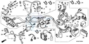 VT750CA9 Europe Direct - (ED / MK) drawing WIRE HARNESS