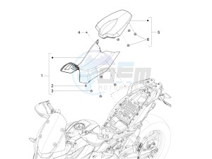 ETV 1200 Caponord Rally USA USA drawing Saddle