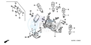 VFR8009 UK - (E / MME) drawing COWL STAY (VFR800)