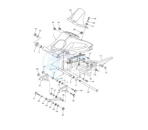 FZ1-N 1000 drawing REAR ARM