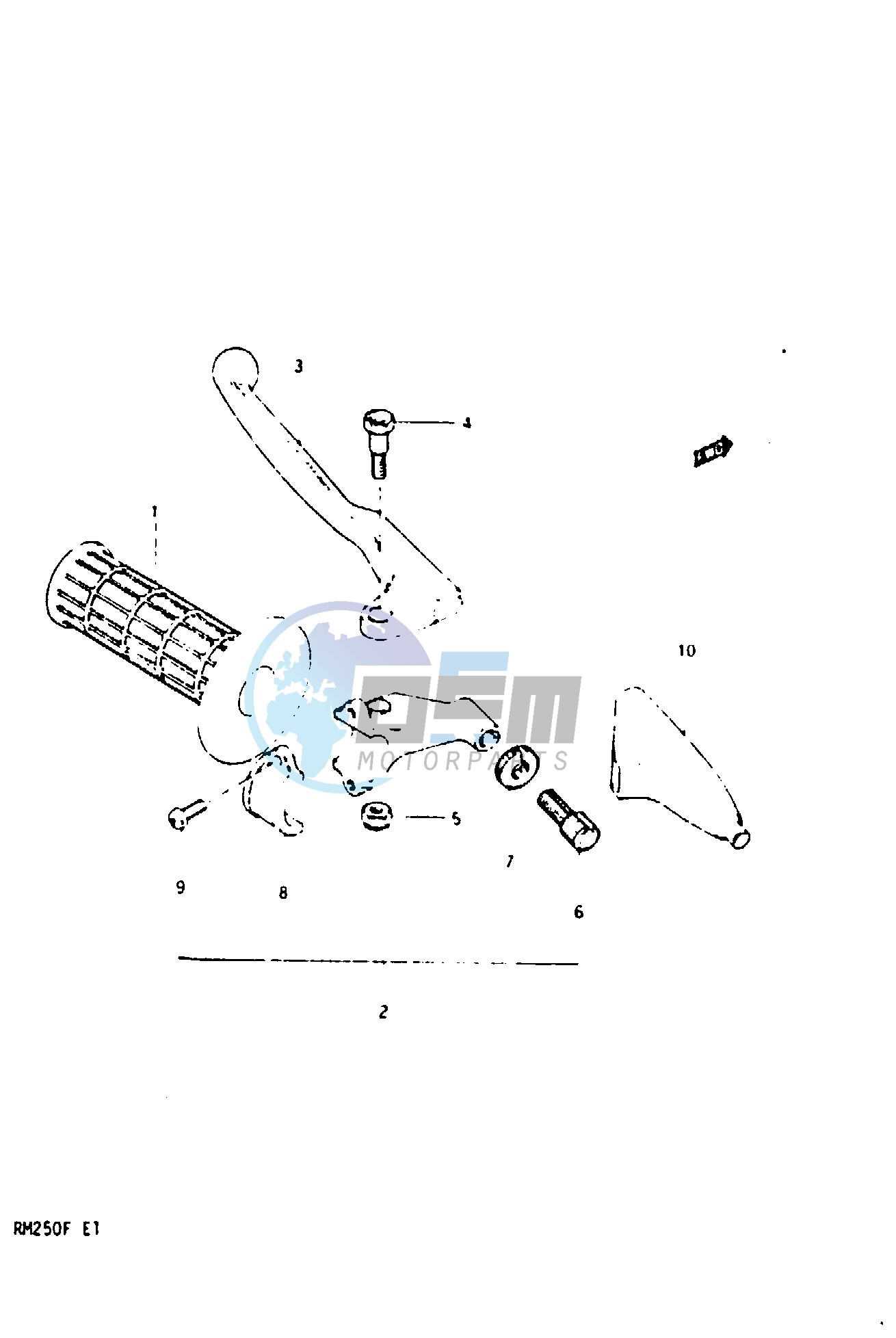 LEFT HANDLE SWITCH (MODEL E)