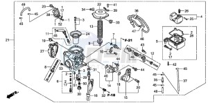 TRX500FPE drawing CARBURETOR