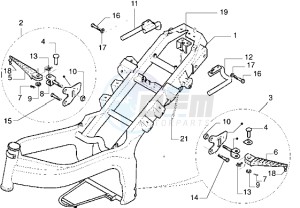 DNA 50 drawing Chassis - Central stand