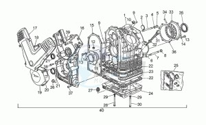 Daytona 1000 drawing Crankcase