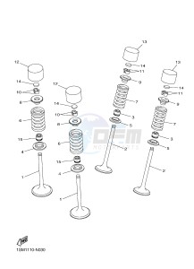 WR250F (2GB2 2GB3 2GB4 2GB4) drawing VALVE