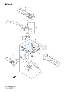 SFV650 (E2) Gladius drawing HANDLE LEVER