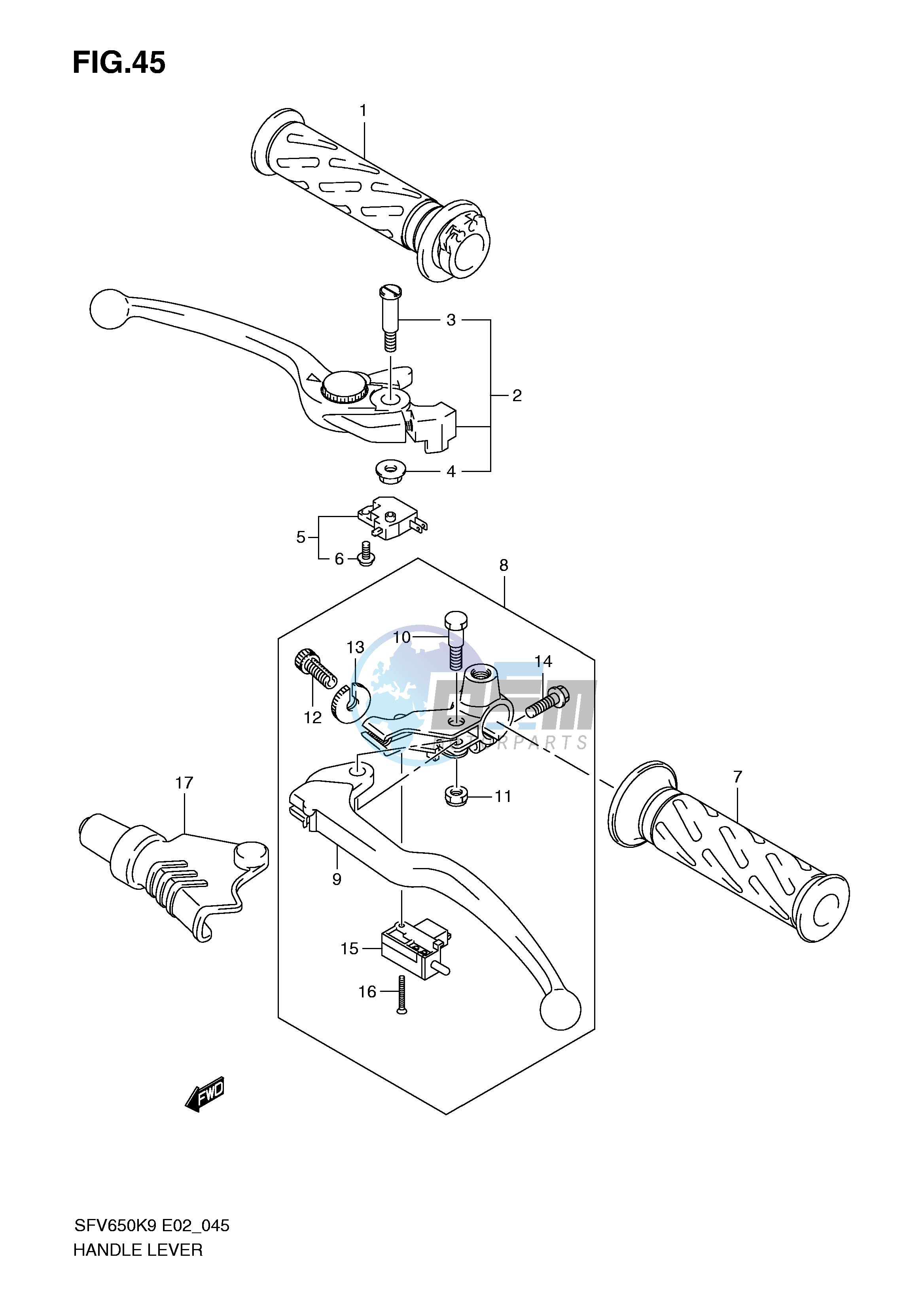 HANDLE LEVER