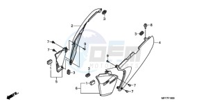 XL700V9 UK - (E / MKH SPC) drawing SIDE COVER