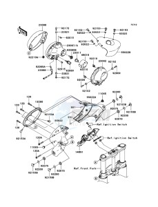 VN2000 VN2000-A2H GB XX (EU ME A(FRICA) drawing Headlight(s)