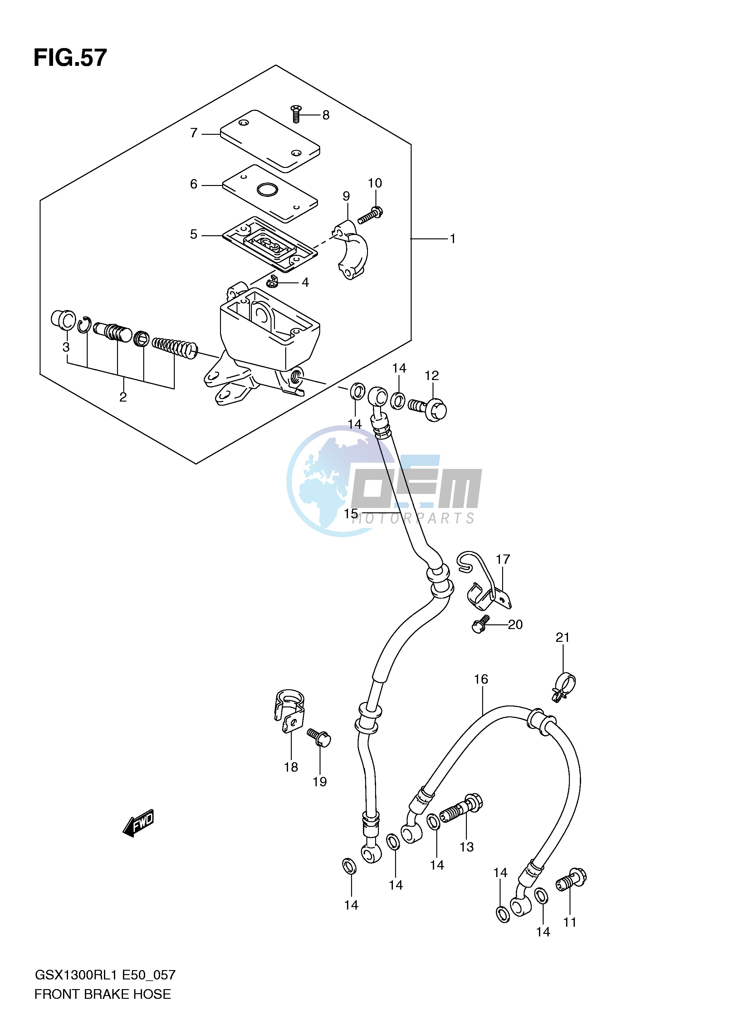 FRONT BRAKE HOSE