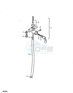 RM100 (N-T-X) drawing FUEL COCK