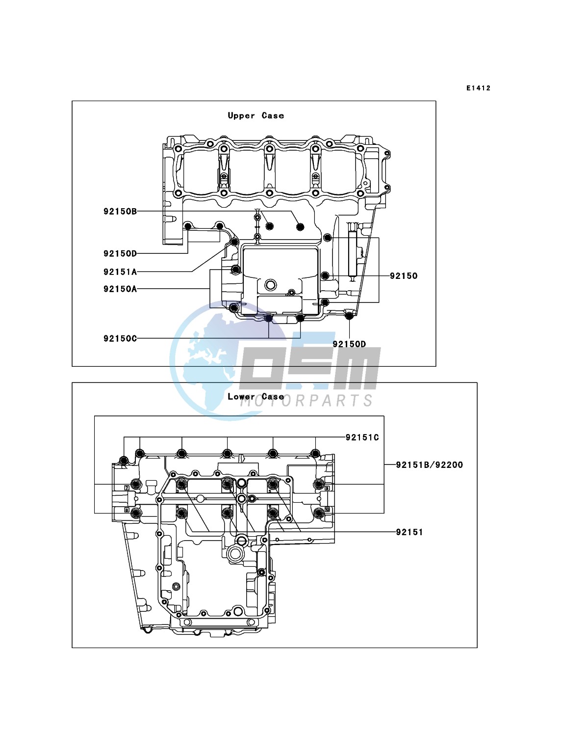 Crankcase Bolt Pattern