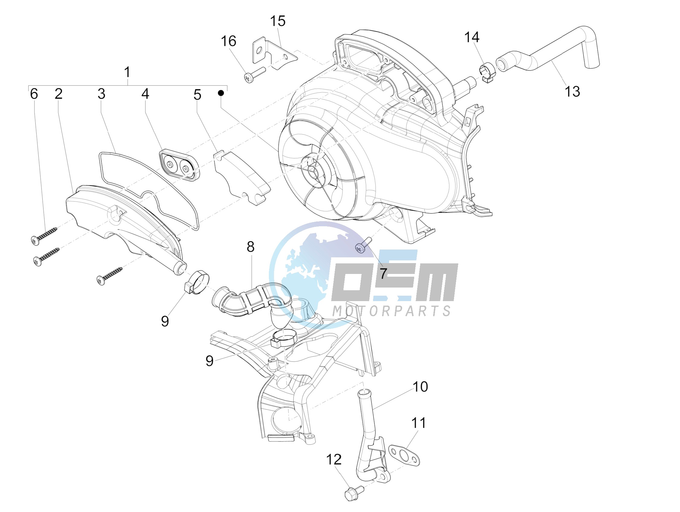 Secondary air box