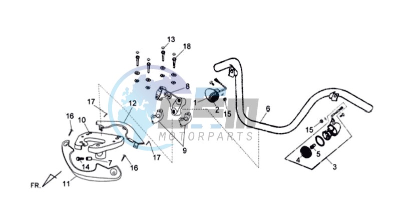 HANDLEBAR KLEMPLATEN