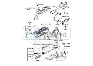 ZX-10R NINJA - 1000 cc (EU) drawing INJECTION SYSTEM