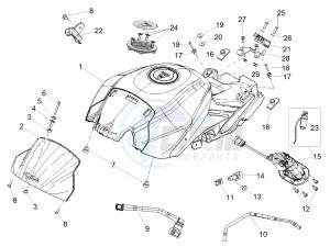 TUONO 1100 V4 FACTORY E4 SUPERPOLE ABS (NAFTA) drawing Fuel tank