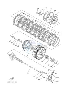 XT1200ZE SUPER TENERE ABS (2KB9 2KBA) drawing CLUTCH