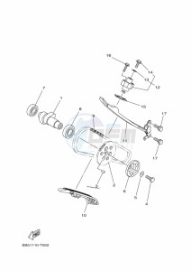 YFM450FWBD KODIAK 450 EPS (BEYA) drawing CAMSHAFT & CHAIN