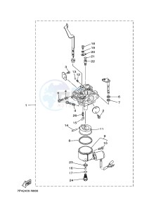 EF4000FW 358 (7P42 7P43) drawing CARBURETOR 2