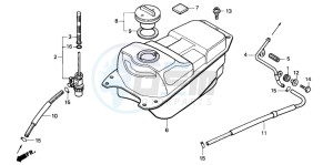 PK50SM drawing FUEL TANK