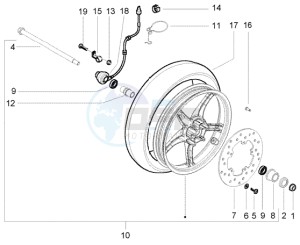 NRG 50 power DT drawing Front wheel