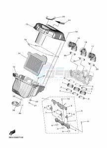 NIKEN MXT850 (BD5B) drawing INTAKE 2