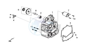 JOYMAX 125 drawing CRANKCASE RIGHT / START MOTOR