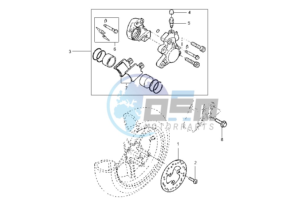 FRONT BRAKE CALIPER