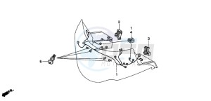 GL1500SE GOLDWING SE drawing FAIRING SUB HARNESS