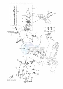 XTZ690 TENERE 700 (BEH3) drawing FRONT MASTER CYLINDER