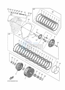 TRACER 9 MTT890 (B5UE) drawing CLUTCH