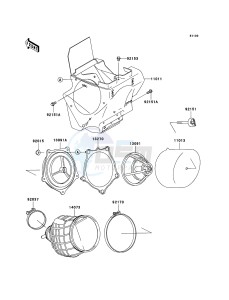 KX85 / KX85 II KX85B7F EU drawing Air Cleaner