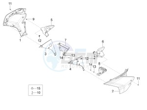 RS 125 RS REPLICA 4T E4 ABS (APAC) drawing Side fairing